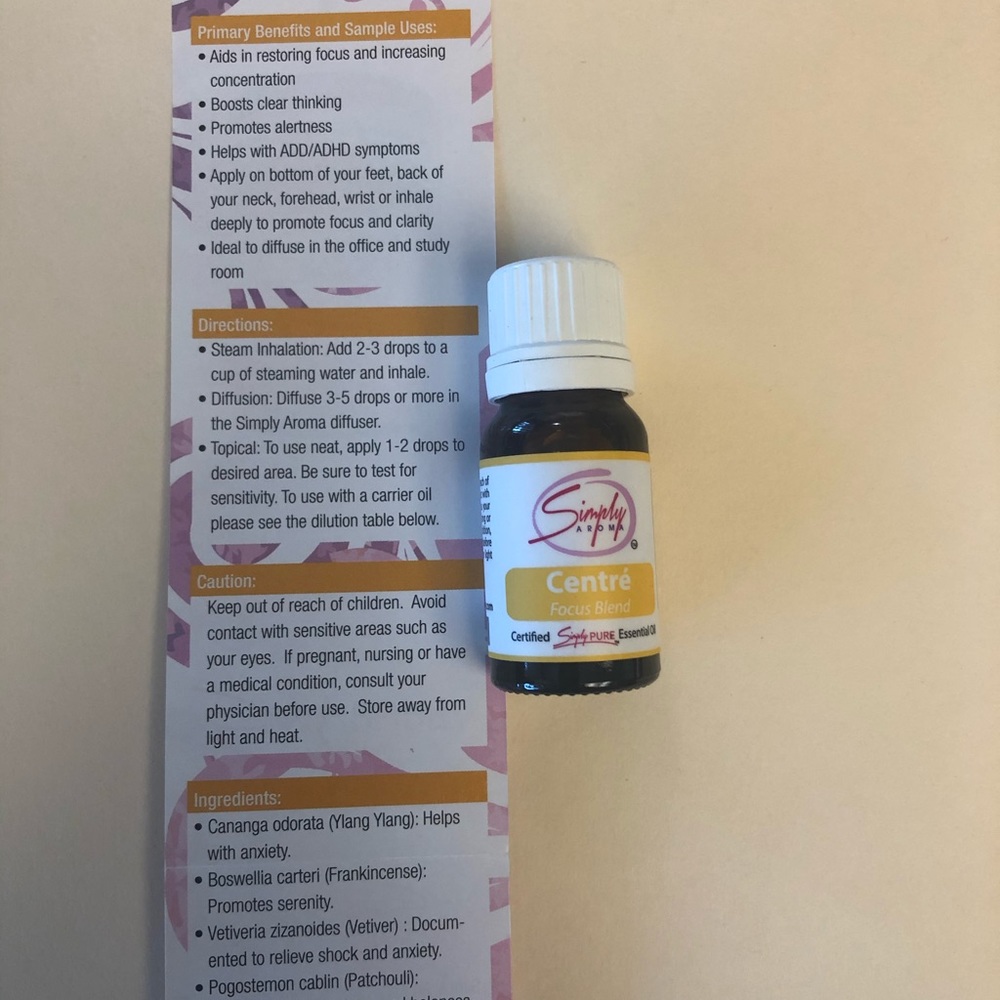 Centre’ essential oil